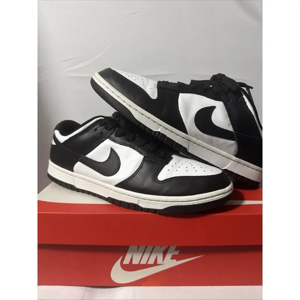 Size 11- Nike Dunk Low Black White Retro With OG Box